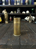 1937 British Trench Art Shell Case – Hand-Engraved Memento Mori Skull & Crossbones