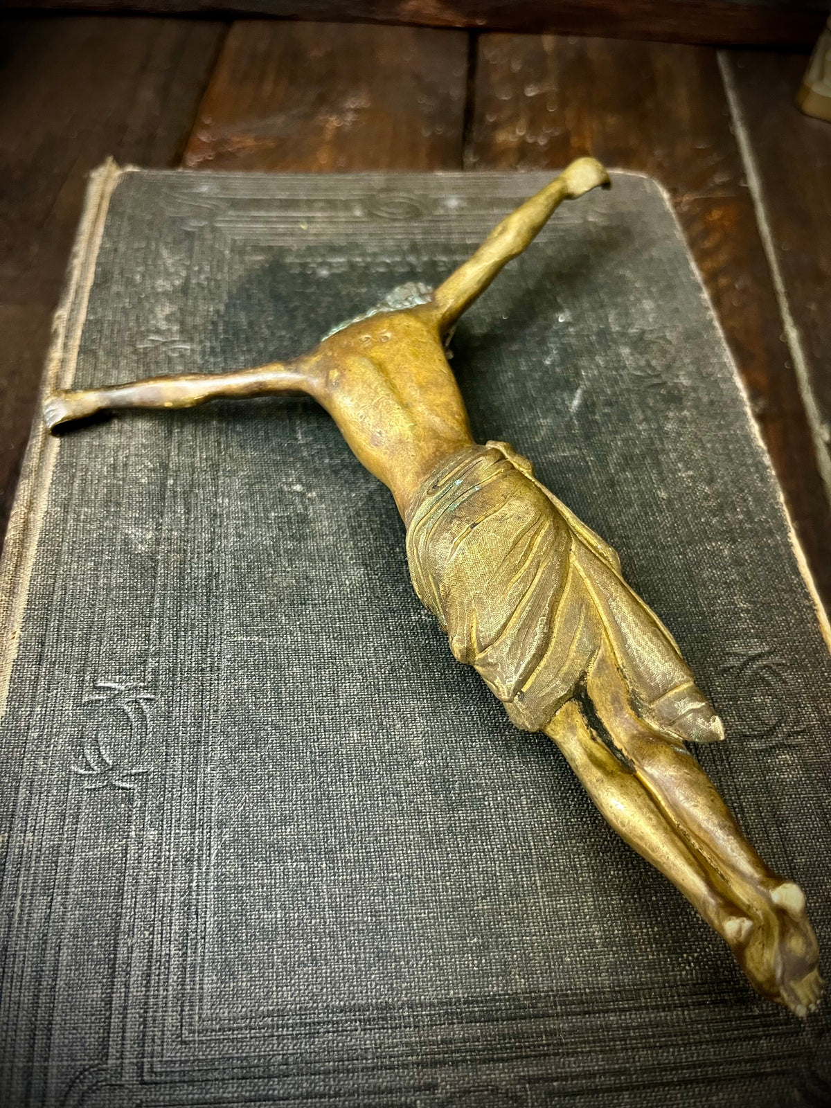 Bronze Cristo Morto Jesus Christ Statue