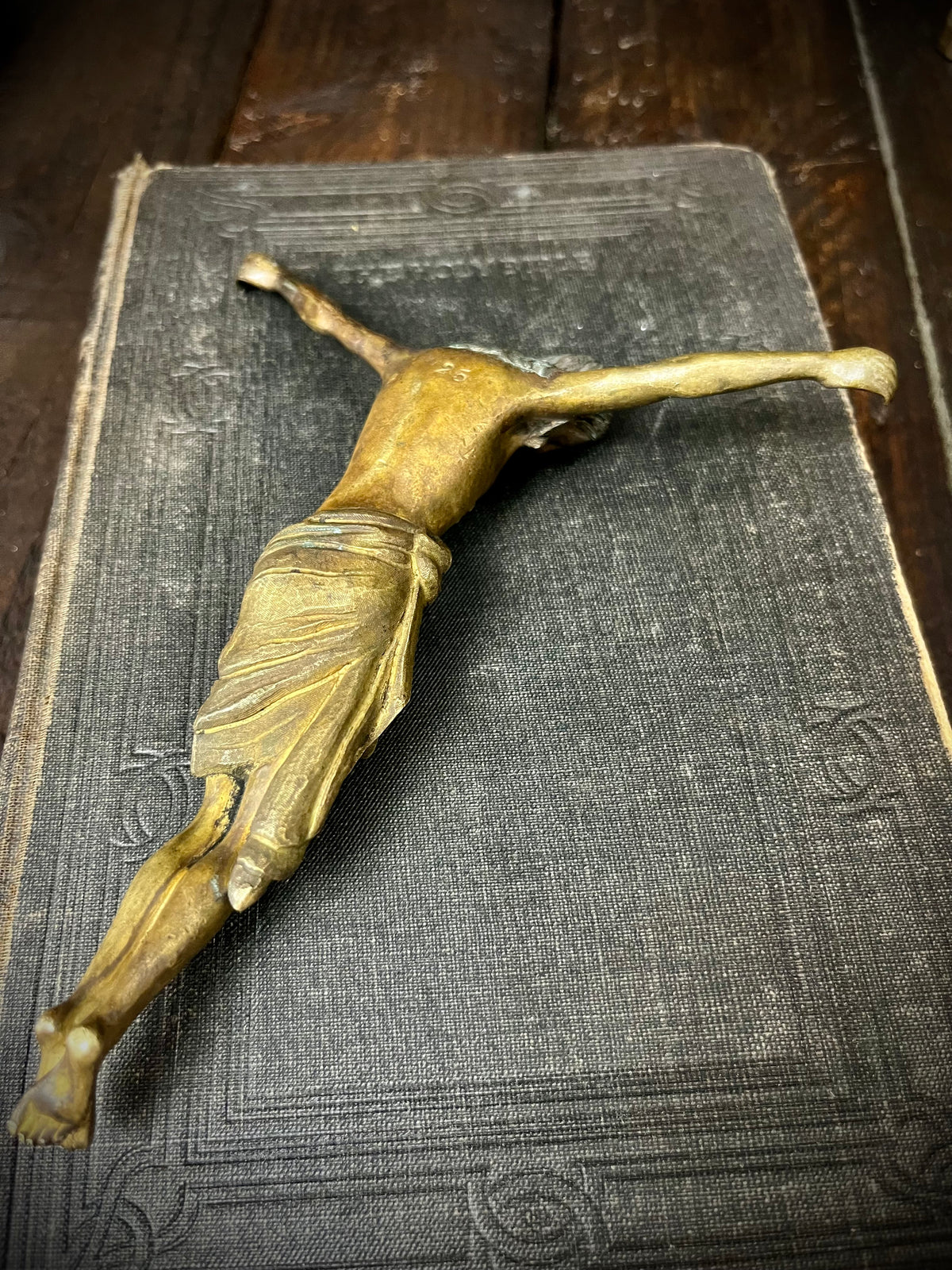 Bronze Cristo Morto Jesus Christ Statue