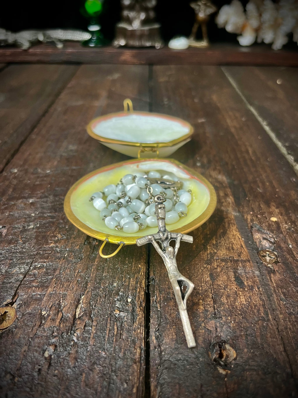 Papal Rosary Mother of Pearl