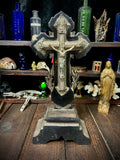 Late Victorian Gothic Revival Standing Altar Crucifix – Continental, c.1885–1915