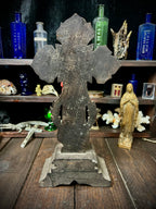 Late Victorian Gothic Revival Standing Altar Crucifix – Continental, c.1885–1915
