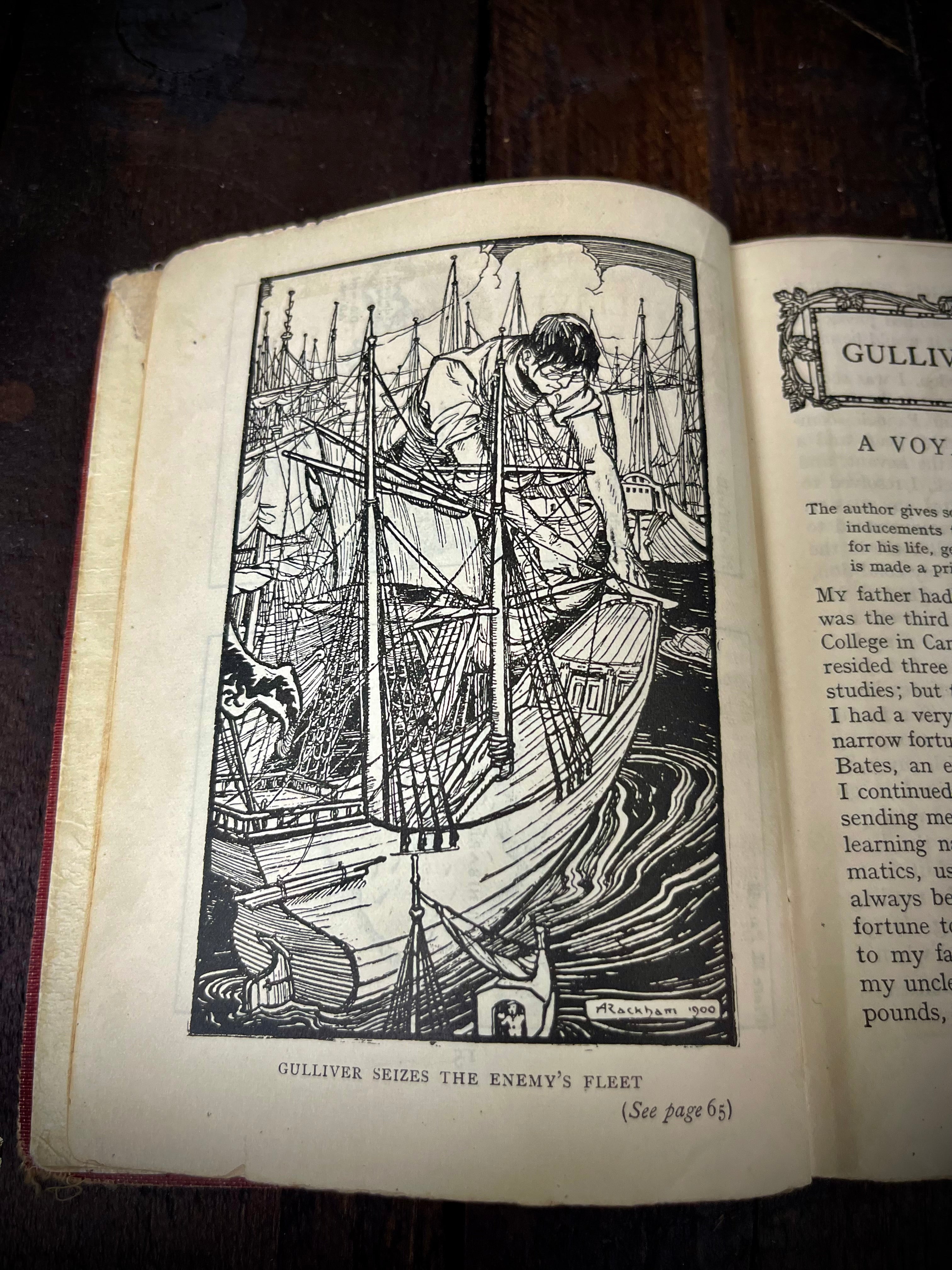 Arthur Rackham Illustrated Gulliver’s Travels (Late 1920s Edition)