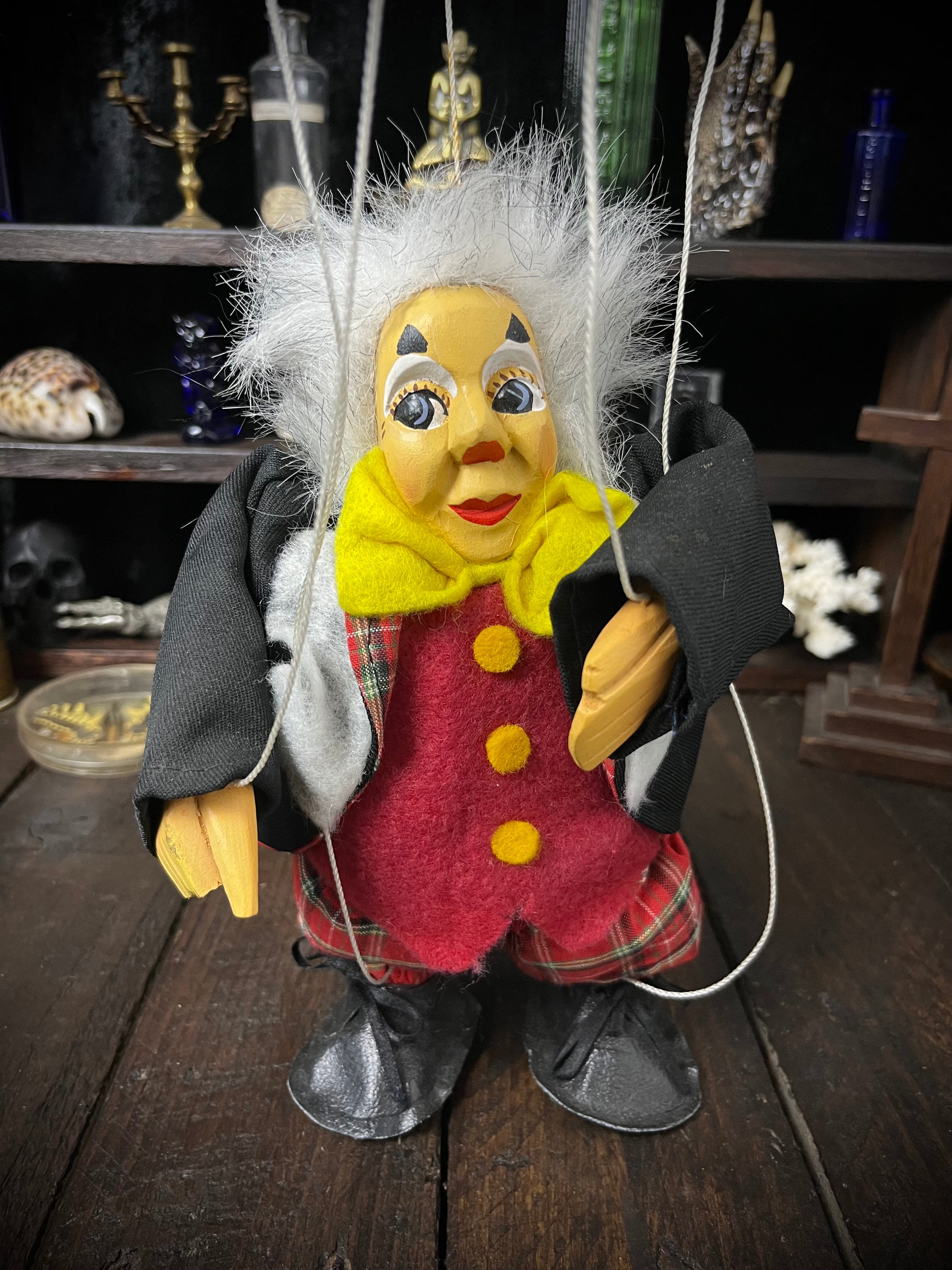 Vintage Günthart “Dimitri” German Marionette Puppet with Original Box