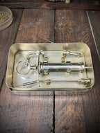 Vintage F. Thackray Ltd Haemorrhoid Injection Syringe Set – Stainless Steel Medical Instrument
