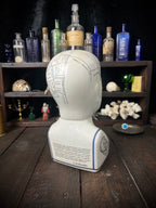 Vintage L.N. Fowler Phrenology Head – Ceramic Reproduction – 24cm