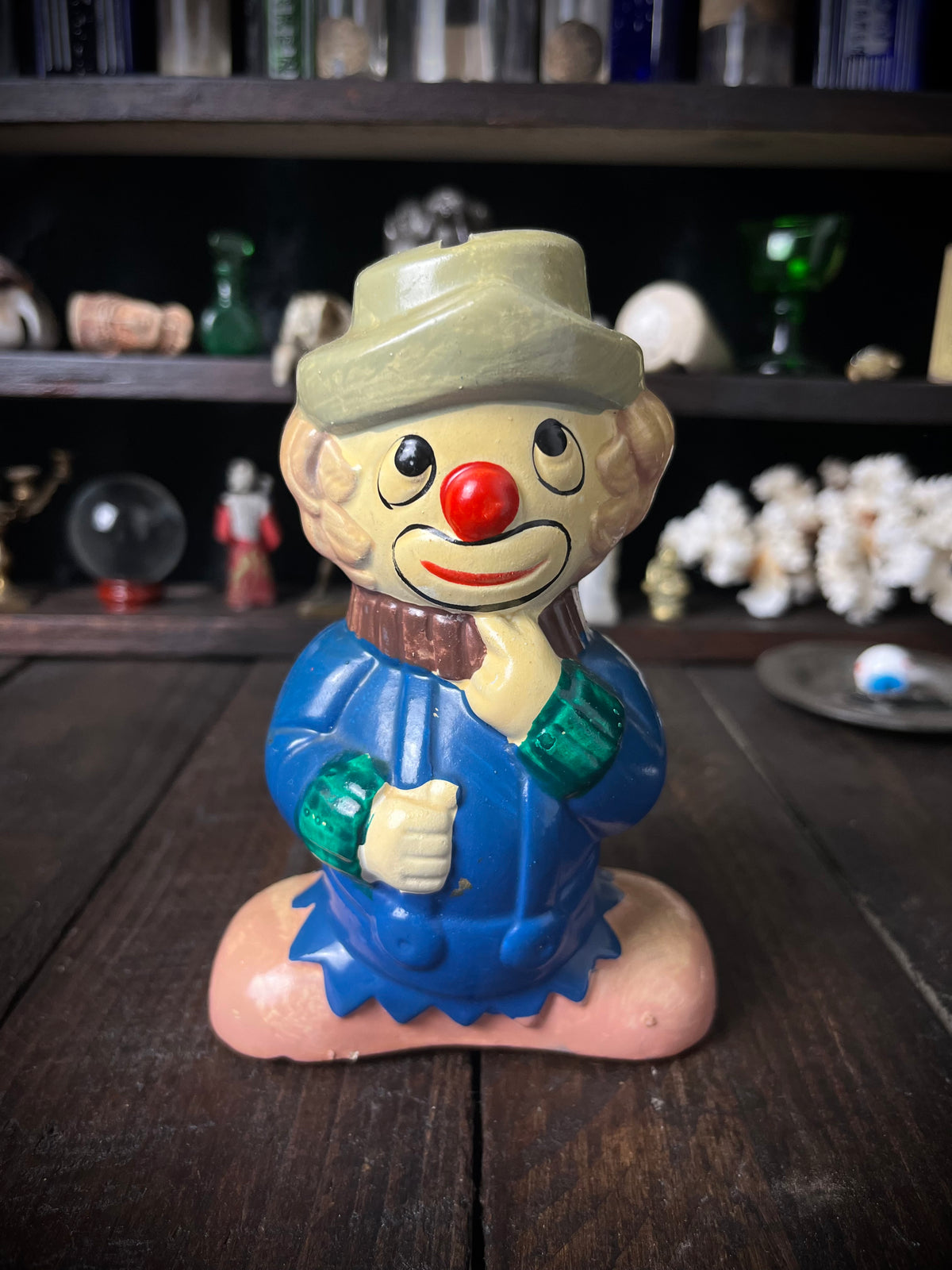 Vintage Two-Faced Clown Money Box
